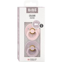 BIBS Pacifier Latex -  Blossom/Dusky Lilac Size 1